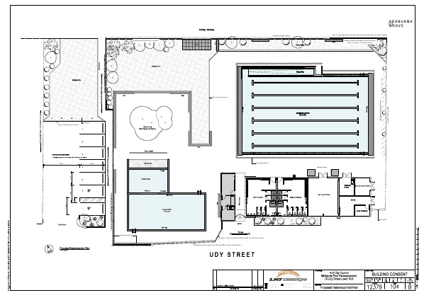 Proposed redevelopment plan of McKenzie Pool 